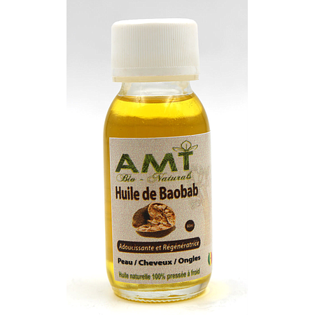 Huile De Baobab Naturelle Rose Lamiss - 60 Ml - Hydratante, Bio, Vegan - Pour Visage & Corps